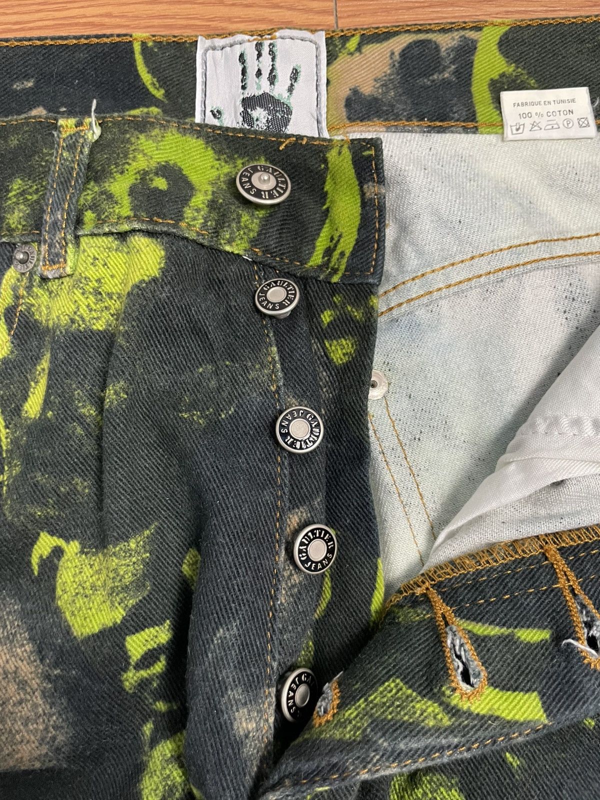 Jean Paul Gaultier AW92 Jean Paul Gaultier Faces Denim Size US 28 / EU 44 - 12 Thumbnail