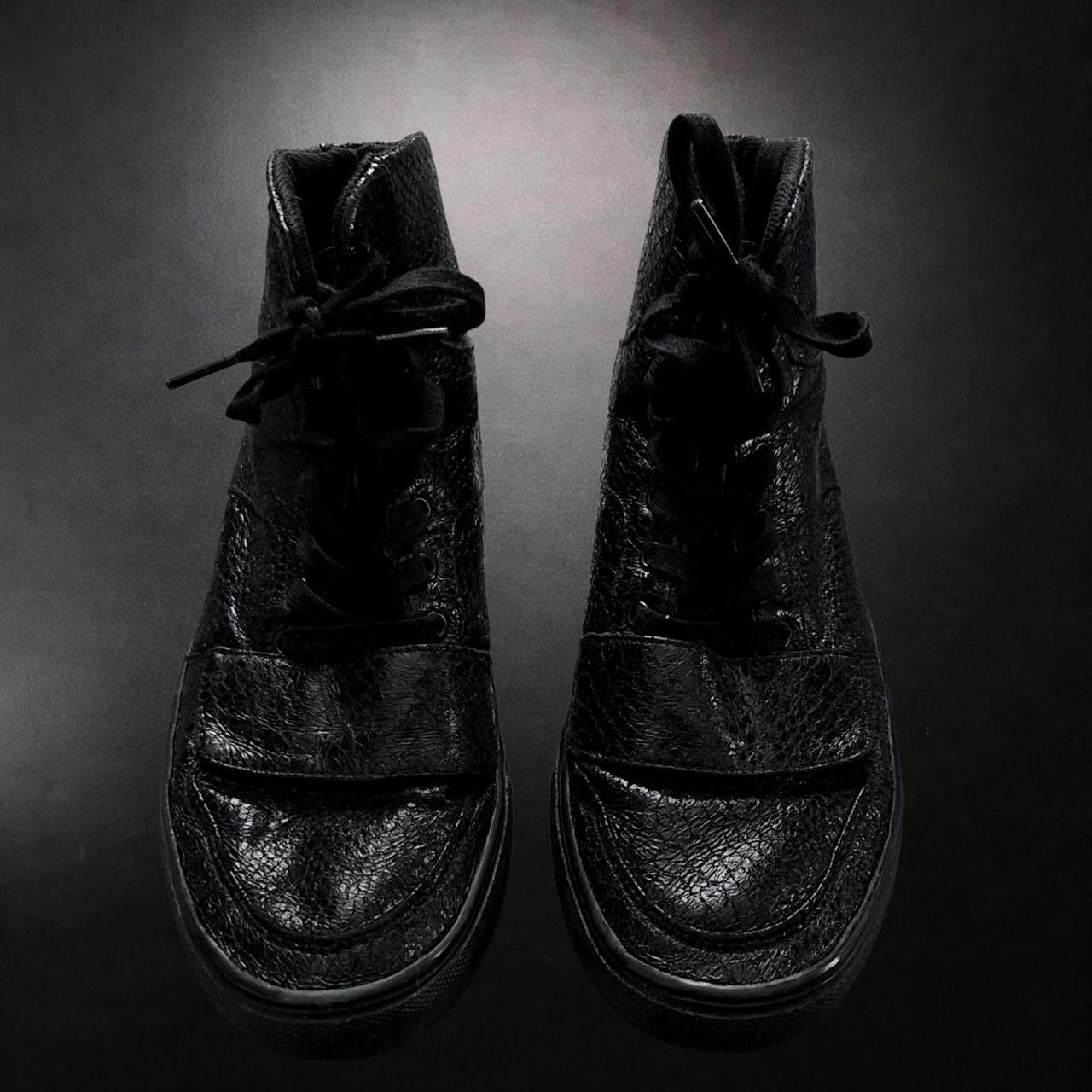 Giuseppe Zanotti Creative Recreation Cesario High Top Snakeskin Sneaker Size US 8.5 / EU 41-42 - 2 Thumbnail