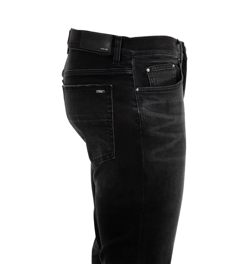 Amiri o1h1sh11225 MX1 Skinny Jeans in Black Size US 34 / EU 50 - 3 Thumbnail