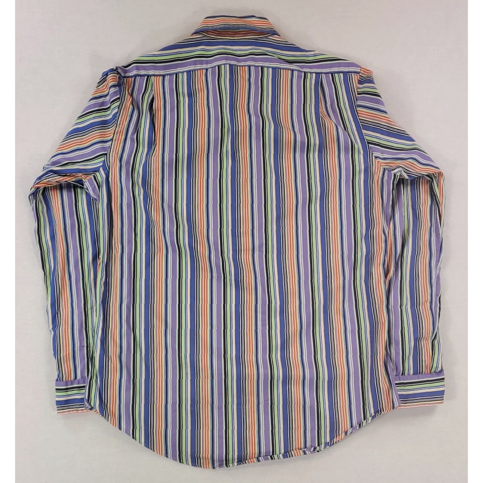 Polo Ralph Lauren Polo Ralph Lauren Westerton Striped Long Sleeve Shirt Mens M Multicolor Custom Fit Vertical Button-Up Size US M / EU 48-50 / 2 - 4 Thumbnail