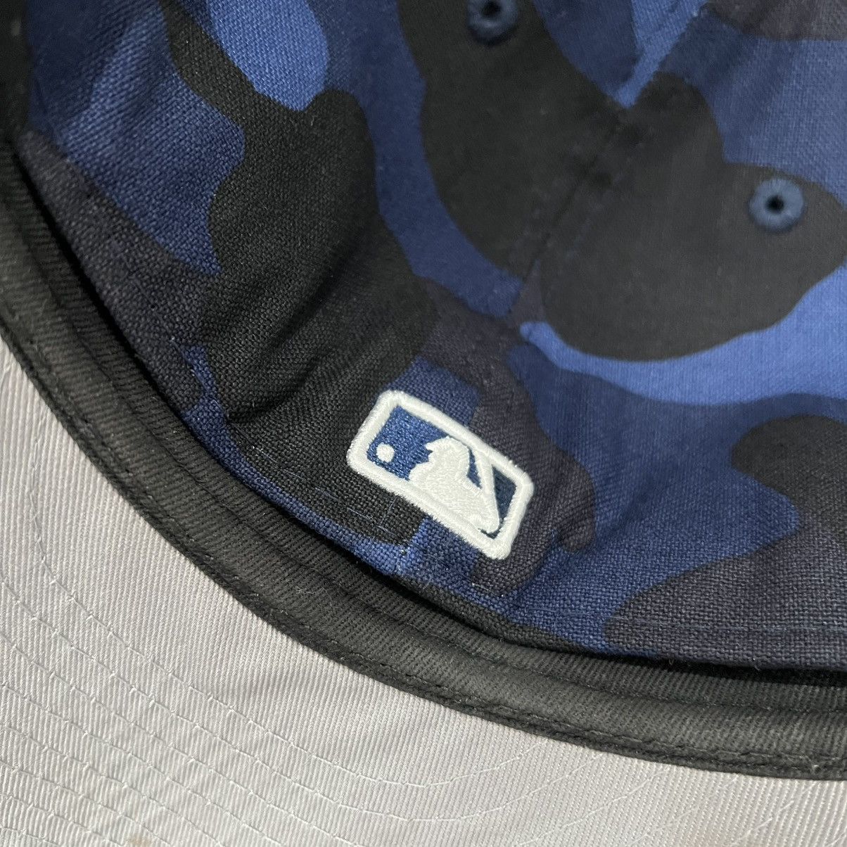 Bape BAPE New Era Blue Camouflage Fitted Hat Size ONE SIZE - 4 Thumbnail