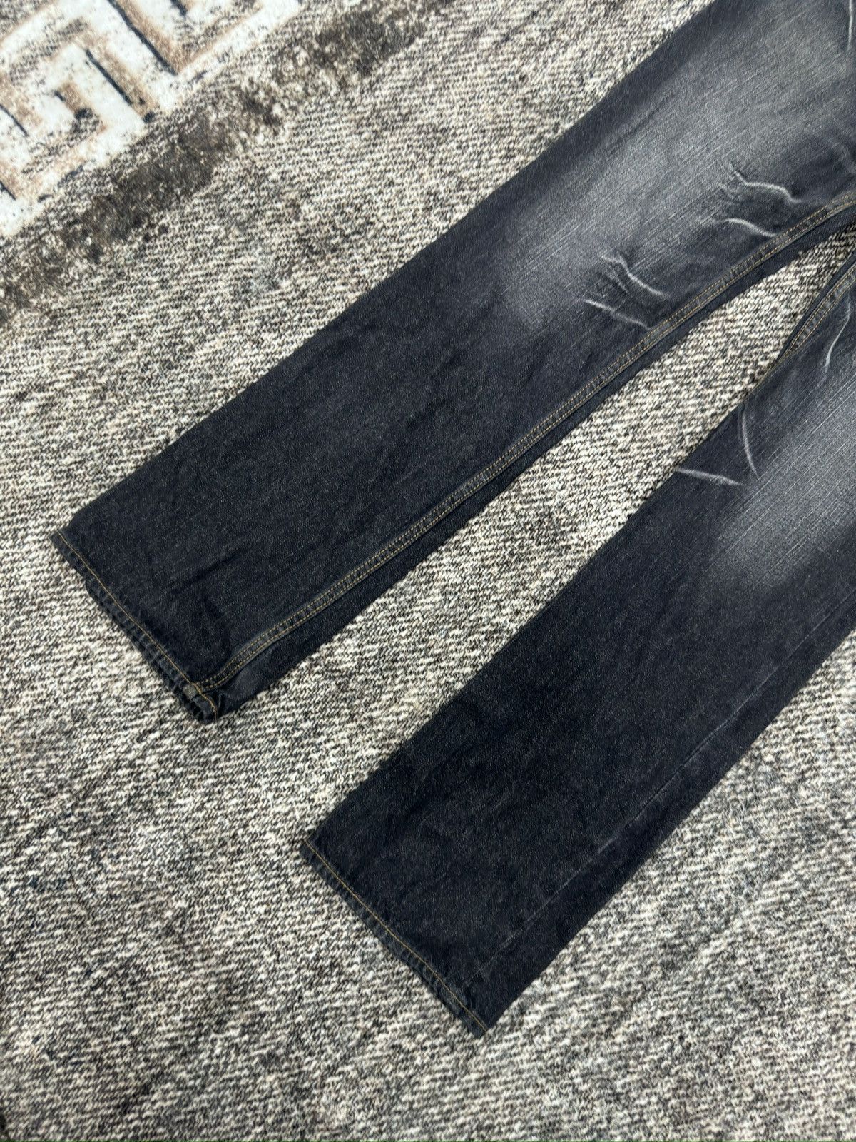 If Six Was Nine Double Pocket With Embroidred Koi Fish Rare Design Jeans Size US 32 / EU 48 - 2 Thumbnail