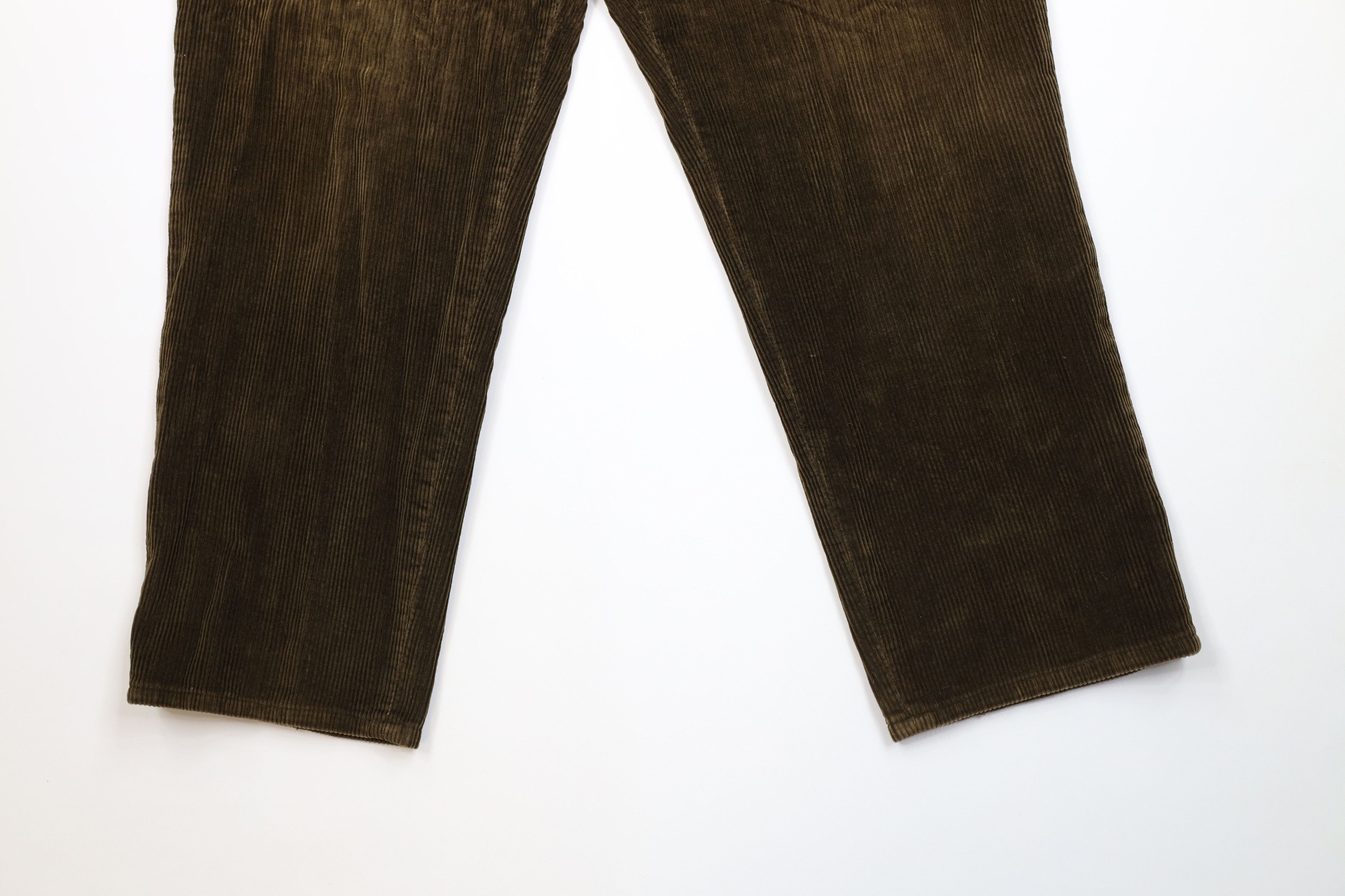 Vintage Vintage 90s Streetwear Wide Leg Corduroy Chino Pants Brown Size US 40 / EU 56 - 4 Thumbnail