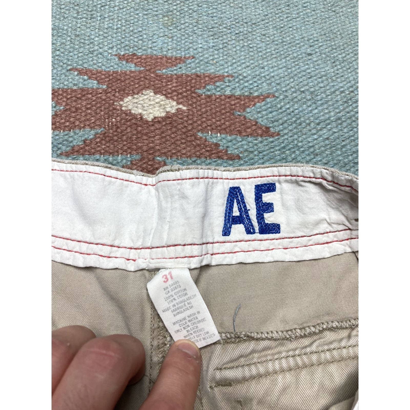 American Eagle Outfitters American Eagle Cargo Shorts Men’s 31 Utility Preppy Cotton Casual Baggy EUC Size US 31 - 5 Thumbnail