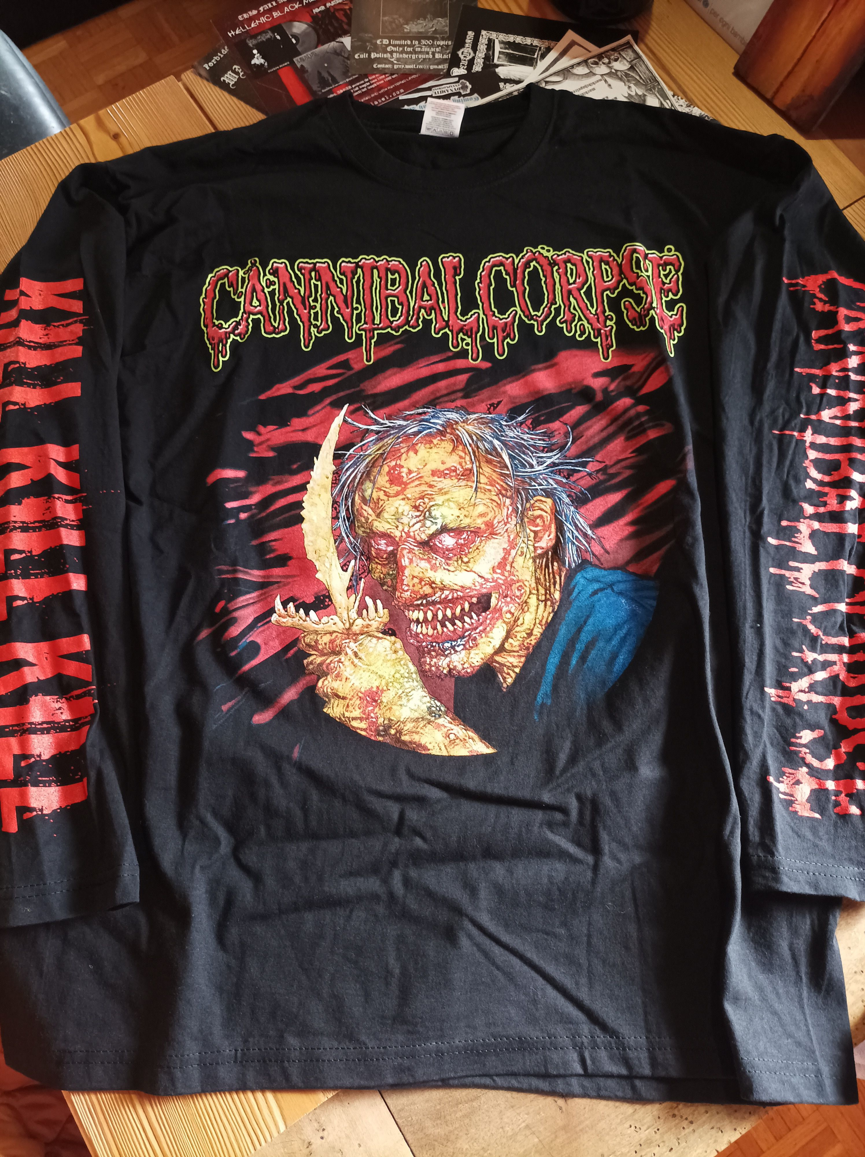 Band Tees Cannibal Corpse.death walking 2007 tour. Size US L / EU 52-54 / 3 - 1 Thumbnail