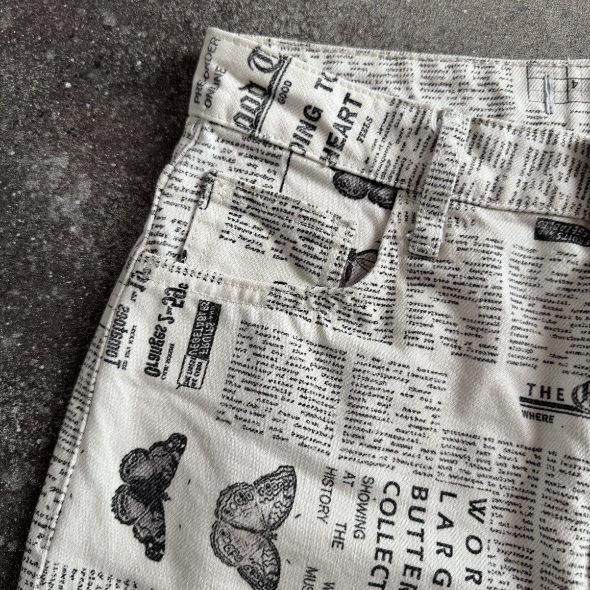 20471120 × Japanese Brand Gazette Printed Y2K Vintage Pants (inspired John galliano) Size 27" / US 4 / IT 40 - 3 Thumbnail