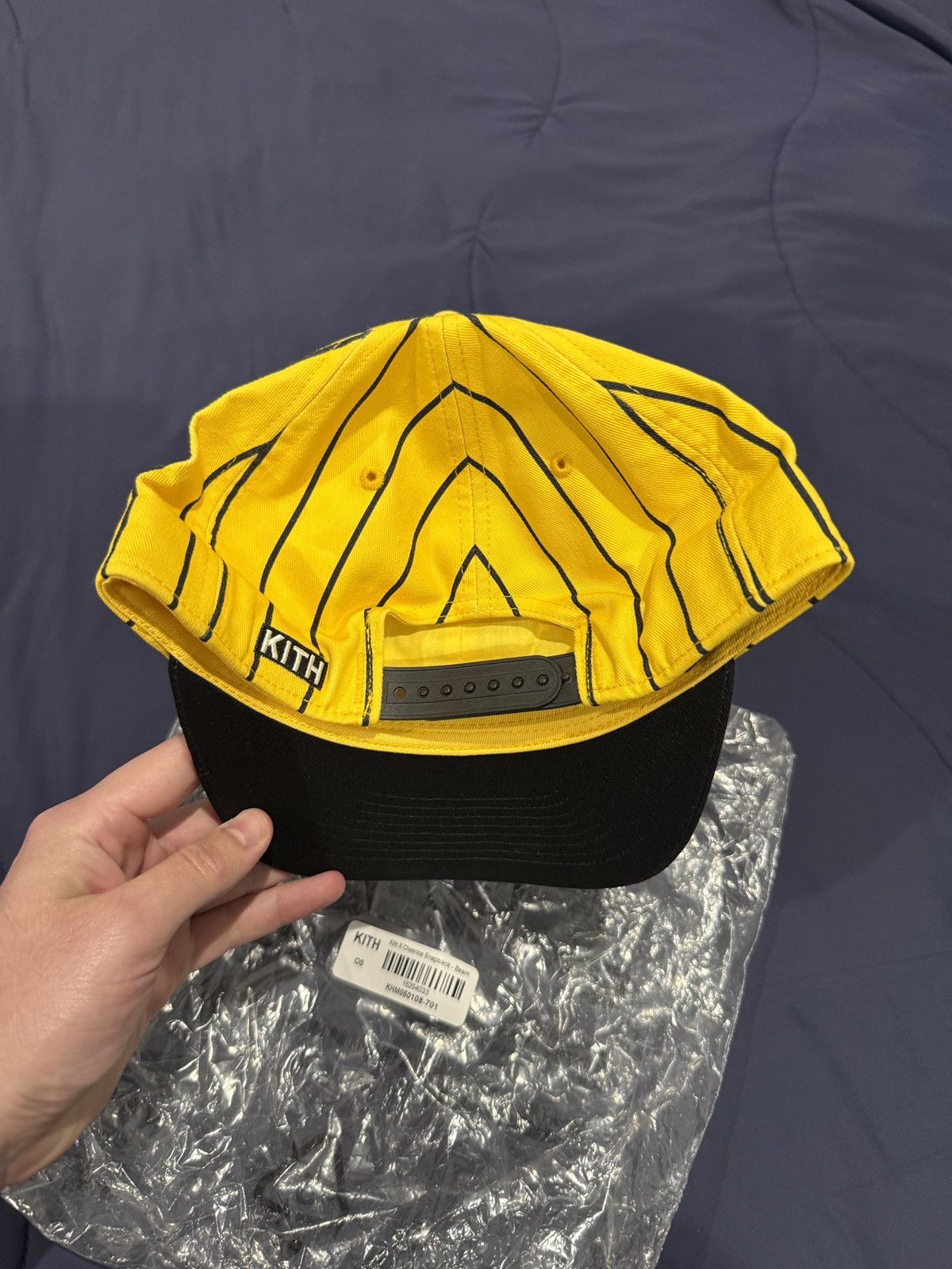 Kith Kith x Cheerios Mens Beam Snapback Yellow Black Brand New Size ONE SIZE - 2 Thumbnail
