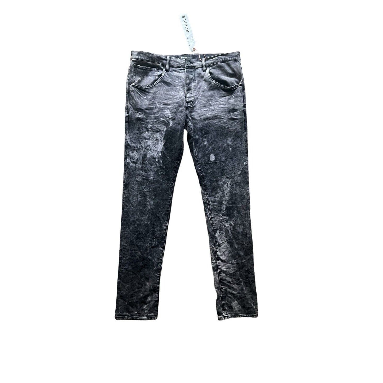 image of Jeans Mens Drop Fit P002 Black Size 38/32