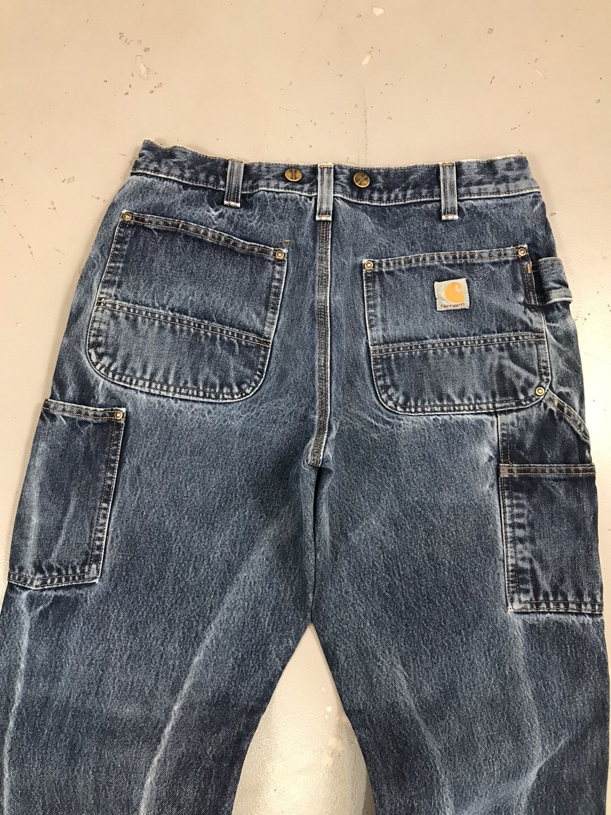 Carhartt × Vintage Vintage Carhartt B73 DST double knee denim Size US 34 / EU 50 - 8 Thumbnail
