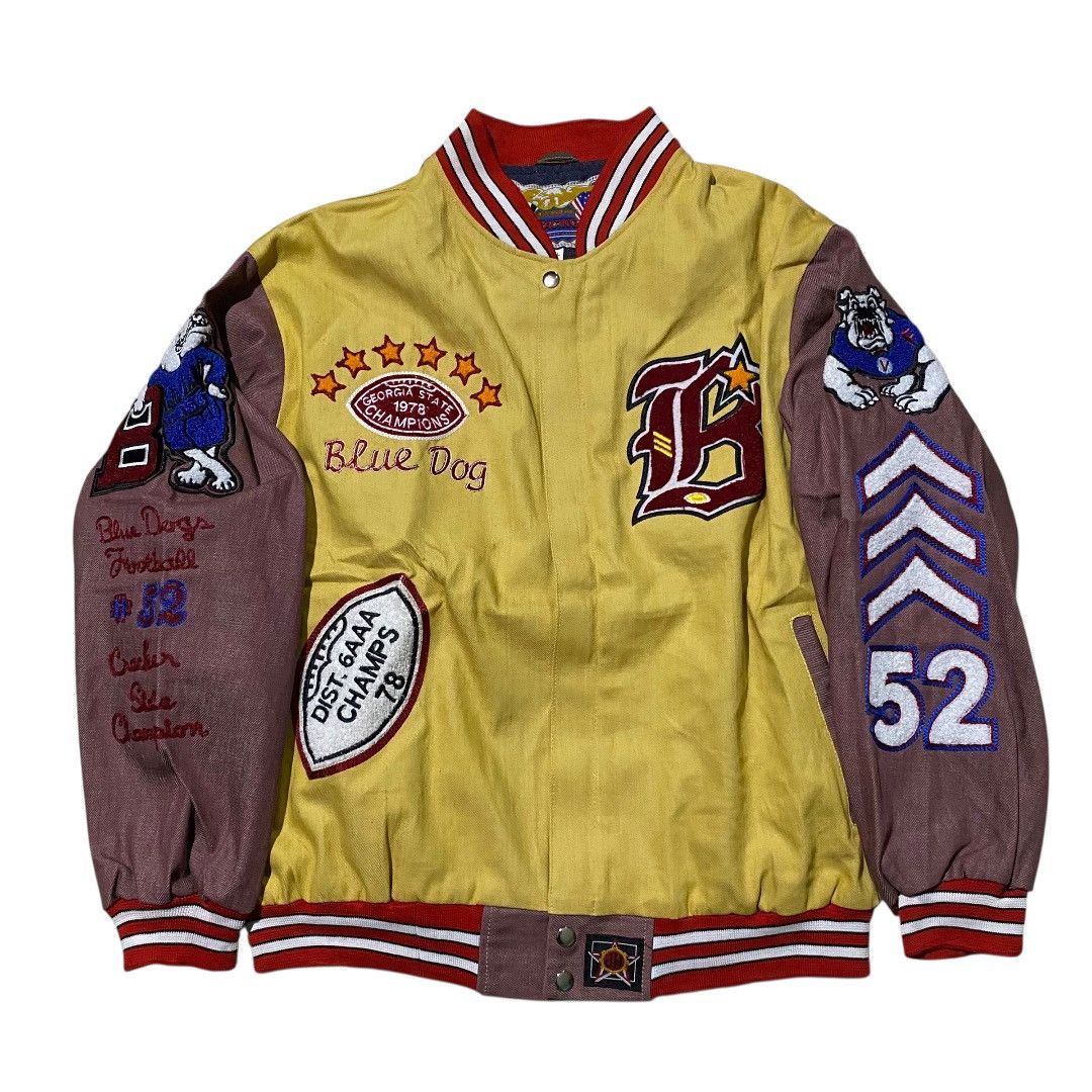 Jeff Hamilton Jeff hamilton racing forrest park blue dogs varsity jacket Size US L / EU 52-54 / 3 - 1 Thumbnail