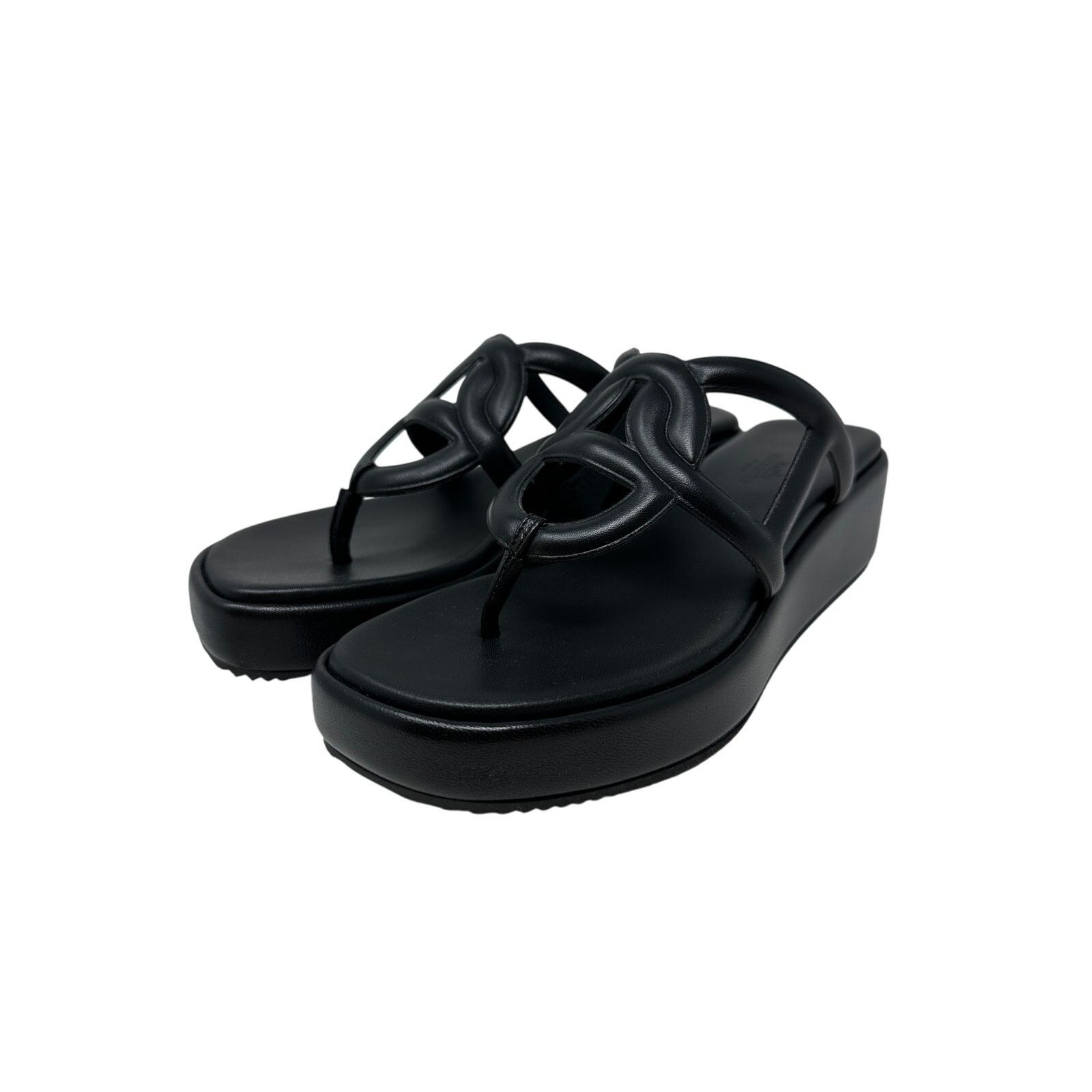 Hermes Hermes Gipsy Platform Wedge Sandals Womens 37 US 6.5 NEW Size US 6.5 / IT 36.5 - 2 Thumbnail