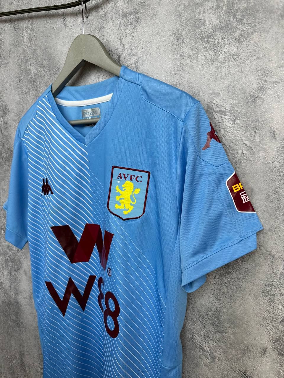 Kappa Kappa Aston Villa 2019/20 Away Jersey KOMBAT Soccer Shirt Size US M / EU 48-50 / 2 - 5 Thumbnail
