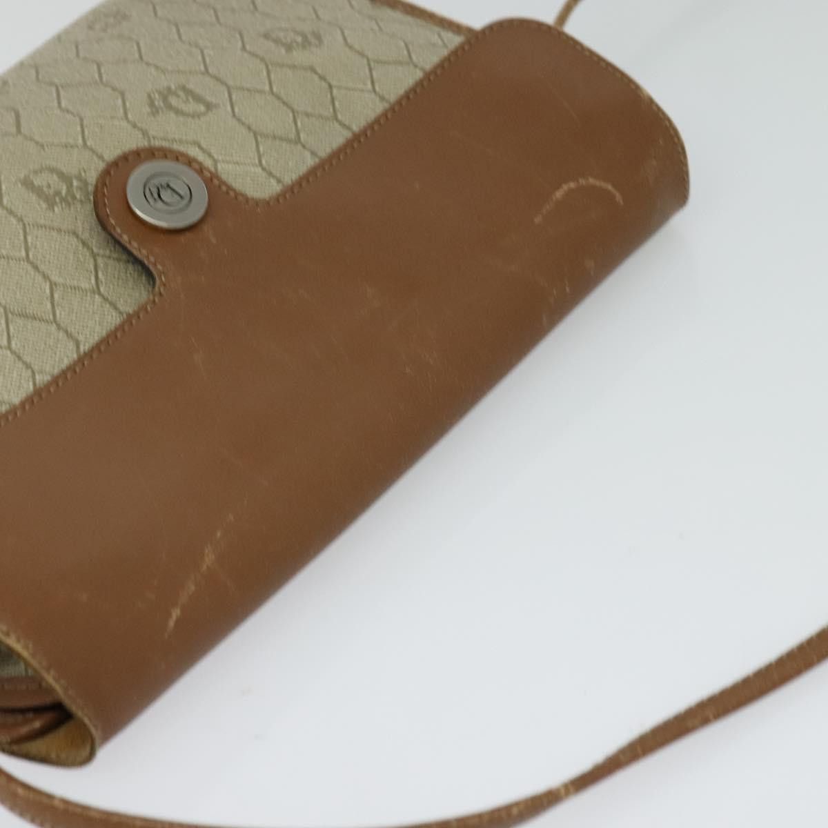Dior DIOR Honeycomb Canvas Shoulder Bag Pvc Beige Size ONE SIZE - 6 Thumbnail