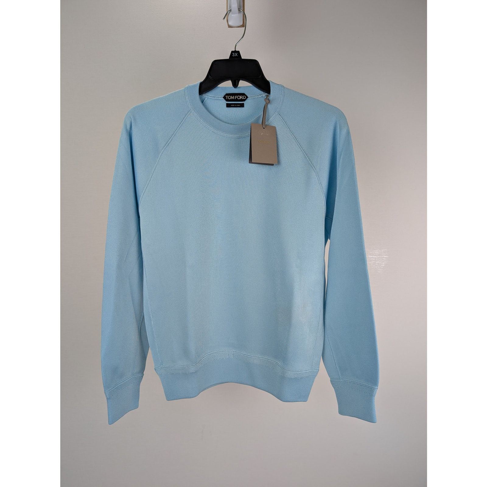 Tom Ford o1rshd1 Knitwear Sweatshirt Sweater in Light Blue Size US M / EU 48-50 / 2 - 2 Thumbnail