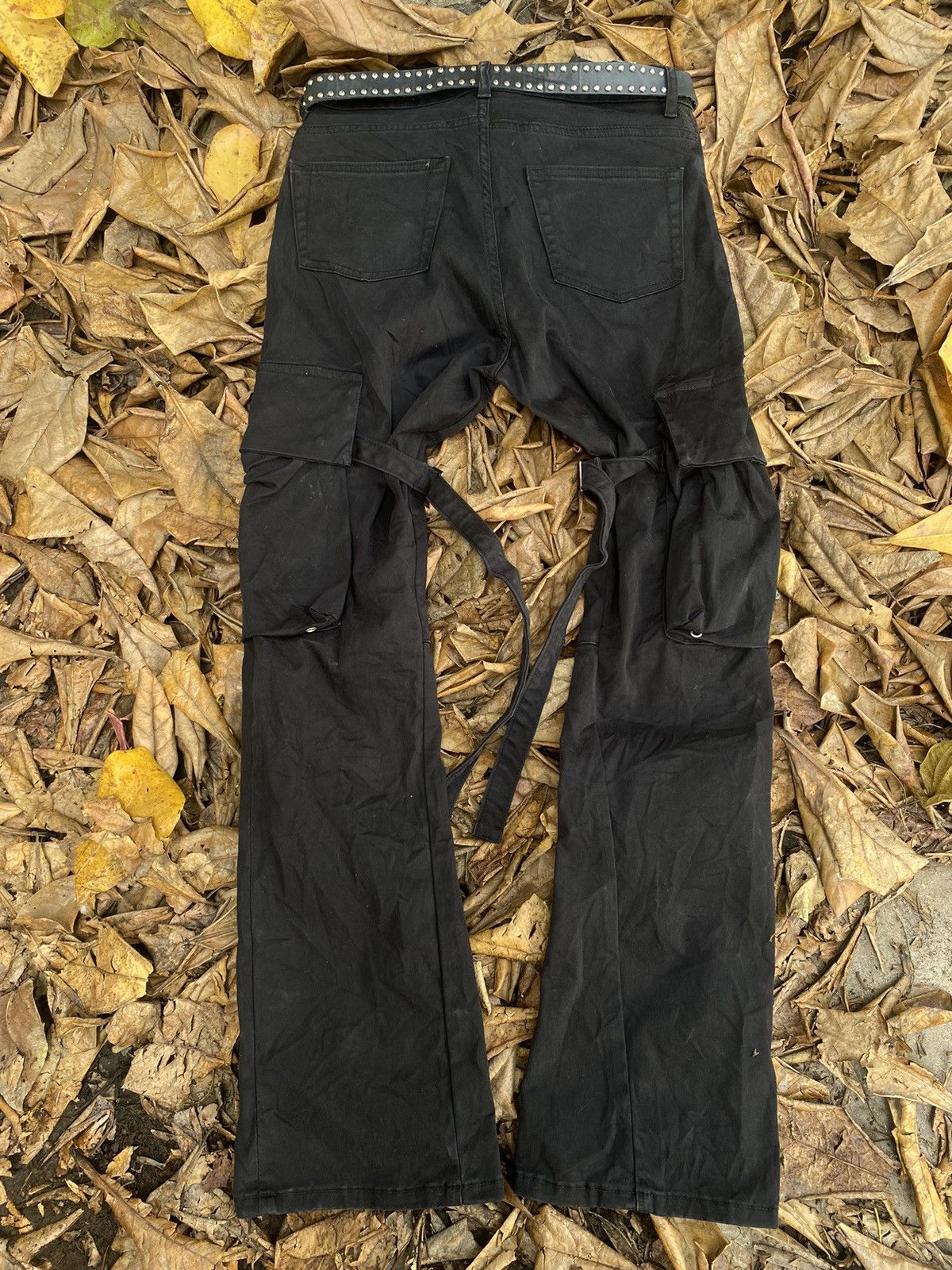 Vuja De Archive Vuja De 2019 Bondage Flare Cargo Pants Size US 32 / EU 48 - 5 Thumbnail