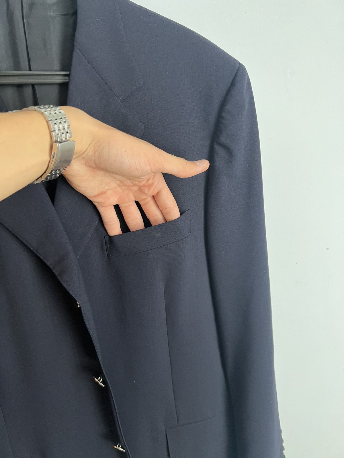 Canali Canali Blazer Wool Linen Jacket Size 52R - 11 Thumbnail