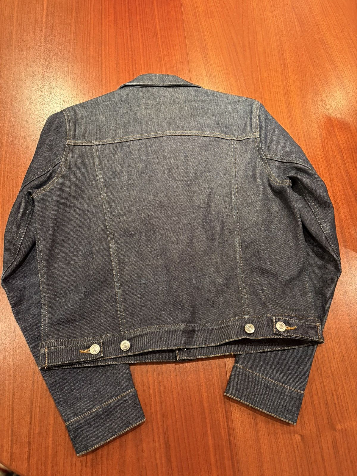 A.P.C. APC RAW DENIM JACKET LARGE Size L / US 10 / IT 46 - 4 Thumbnail