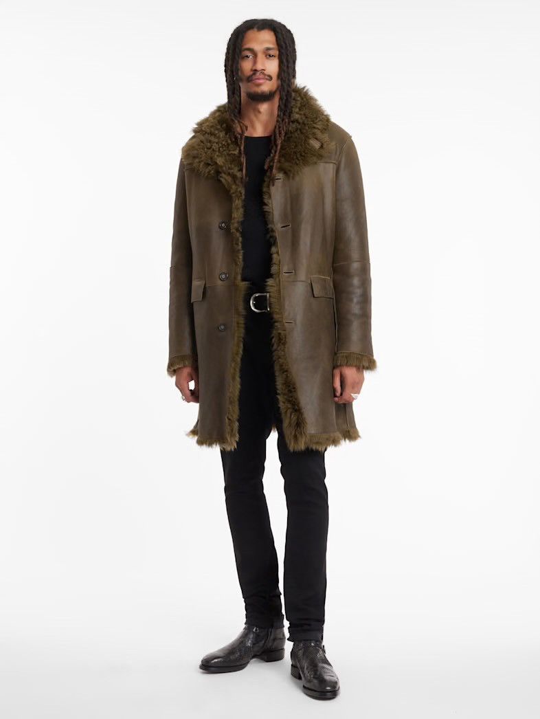 John Varvatos Coffey Shearling EU 48 USA 38 Size US M / EU 48-50 / 2 - 1 Thumbnail