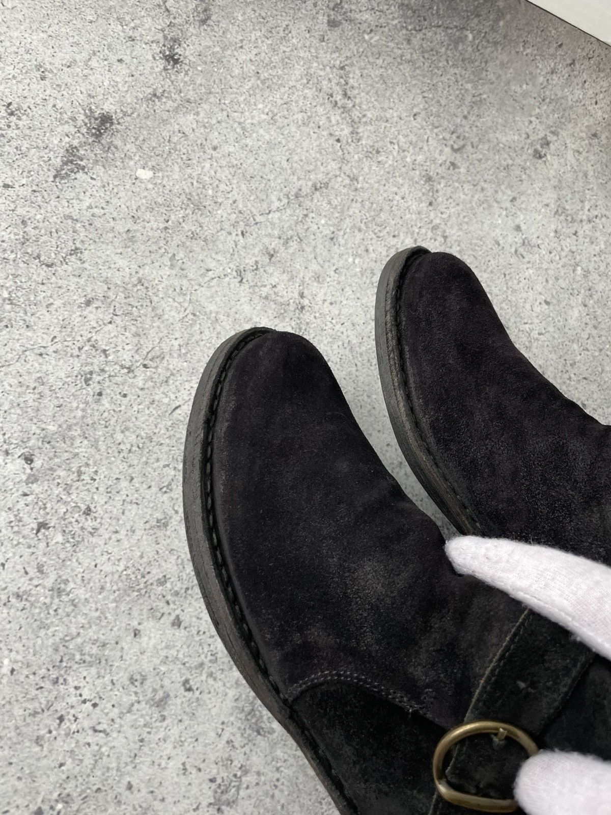 Fiorentini + Baker FIORENTINI+BAKER 3 Buckle Black Suede Iconic Boot Us 7,5 Size US 8 / IT 38 - 10 Thumbnail