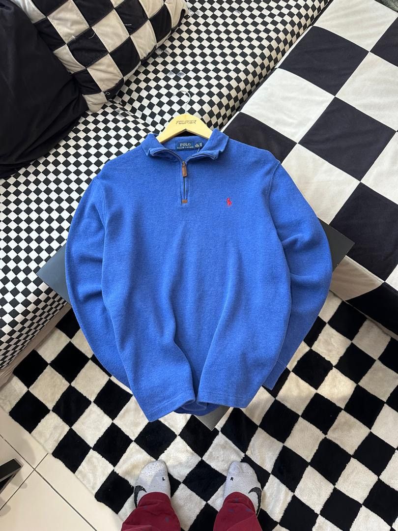 Polo Ralph Lauren × Ralph Lauren × Vintage VINTAGE POLO RALPH LAUREN HALF ZIPPER Size US M / EU 48-50 / 2 - 1 Thumbnail