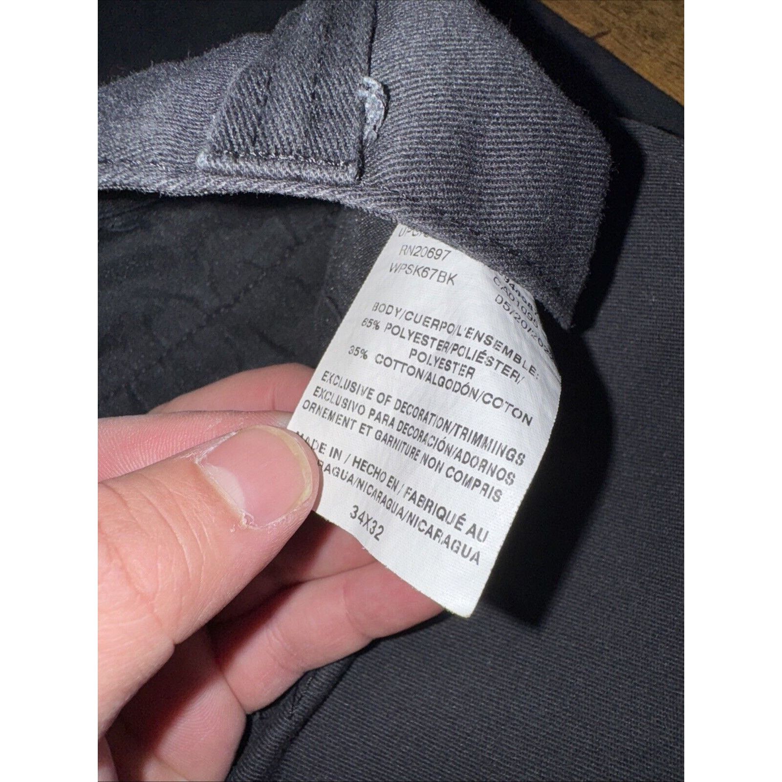 Dickies Dickies Skateboarding Chino Pants Black 32x32 Missing Button Size US 32 / EU 48 - 8 Thumbnail