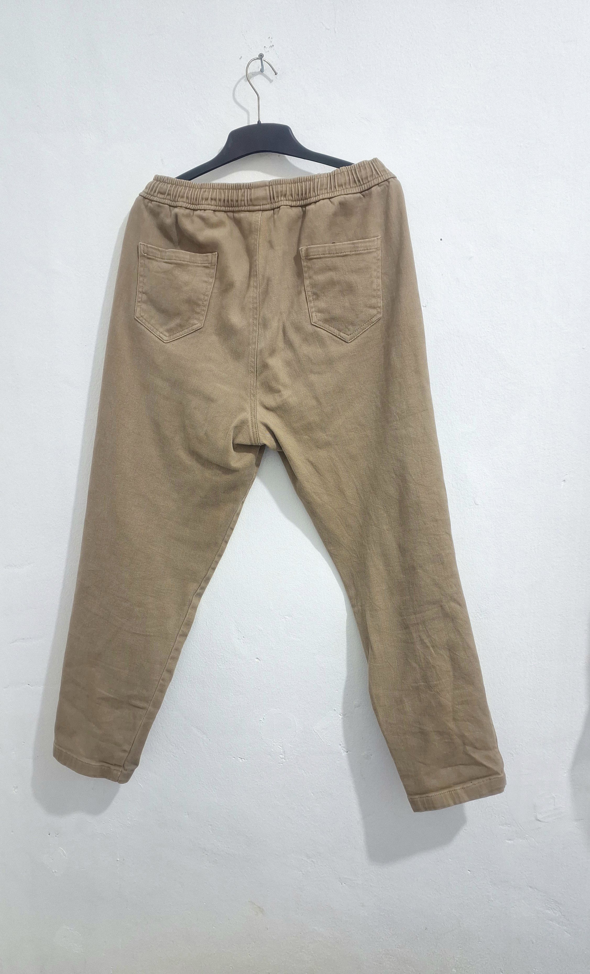 Japanese Brand 🔥Bang Bang Khaki Utility Drawstring Chino Joggers Size US 34 / EU 50 - 5 Thumbnail