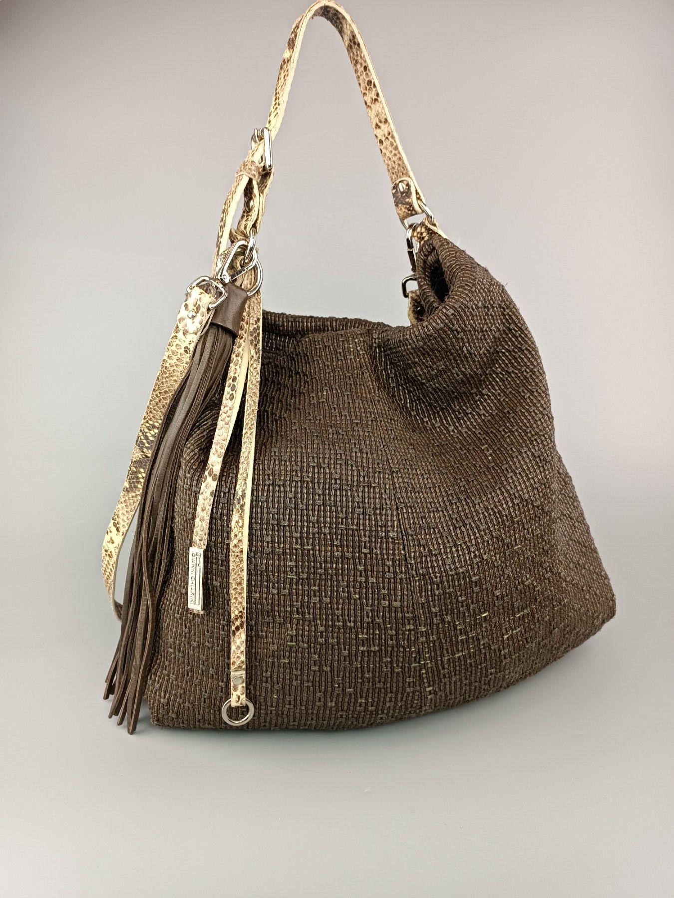 Gianni Chiarini Gianni Chiarini Leather Shoulder Bag Made in Italy Brown Size ONE SIZE - 1 Thumbnail