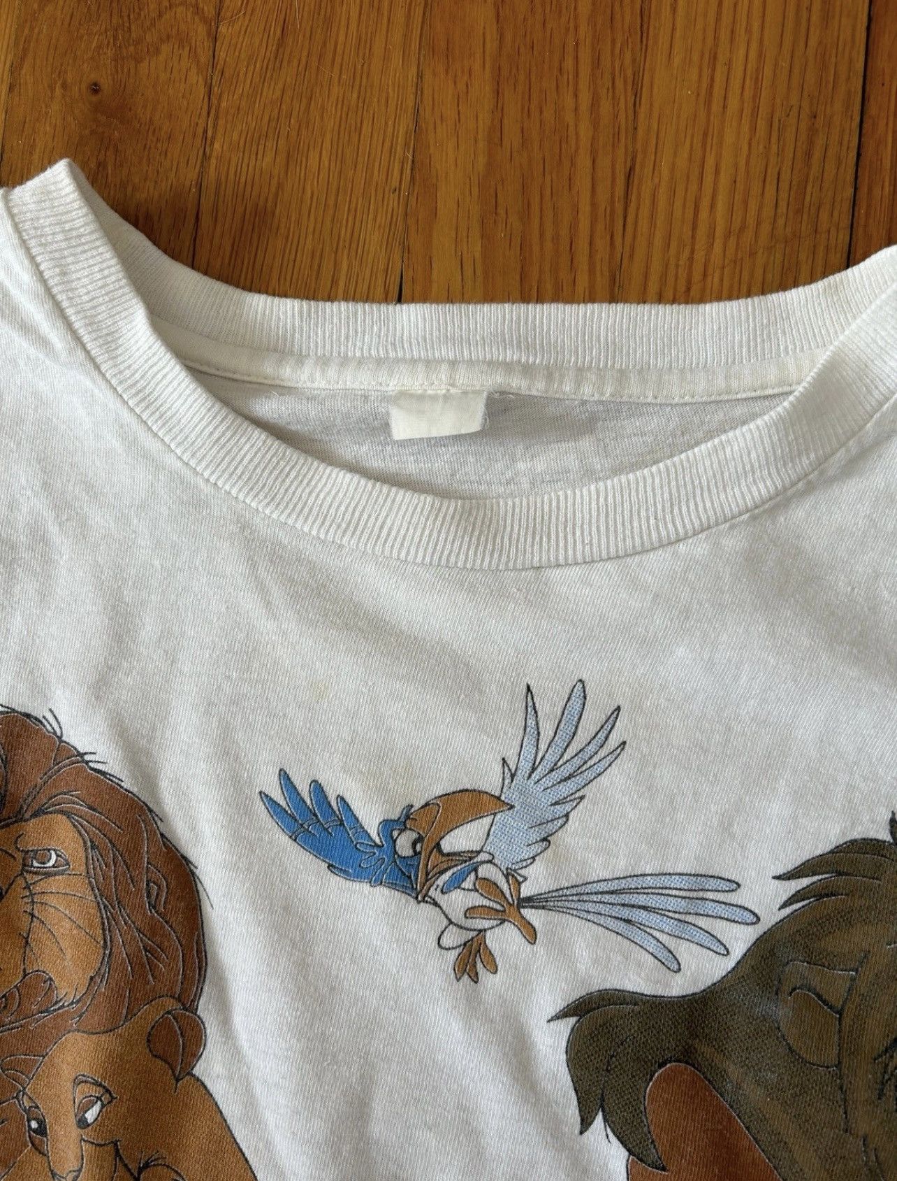 Disney × Vintage Vintage Disney Lion Ling T-shirt Size US XL / EU 56 / 4 - 2 Thumbnail