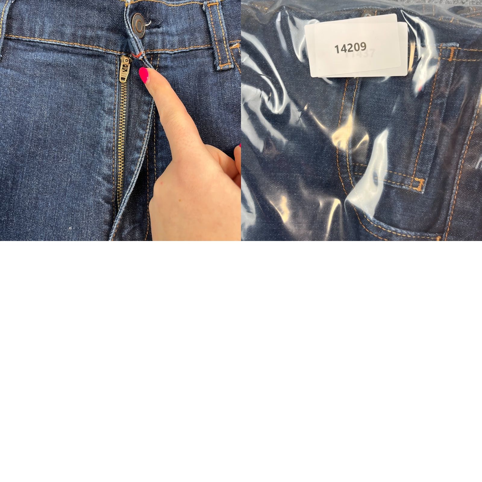 Tommy Hilfiger Tommy Hilfiger Mens Jeans Regular Straight 36 32 Dark Blue Raw Indigo Neppy Denim 5-Pocket Mens Jeans Regular Dark Blue 36 in Waist 32 in Inside Leg Size US 36 / EU 52 - 9 Thumbnail