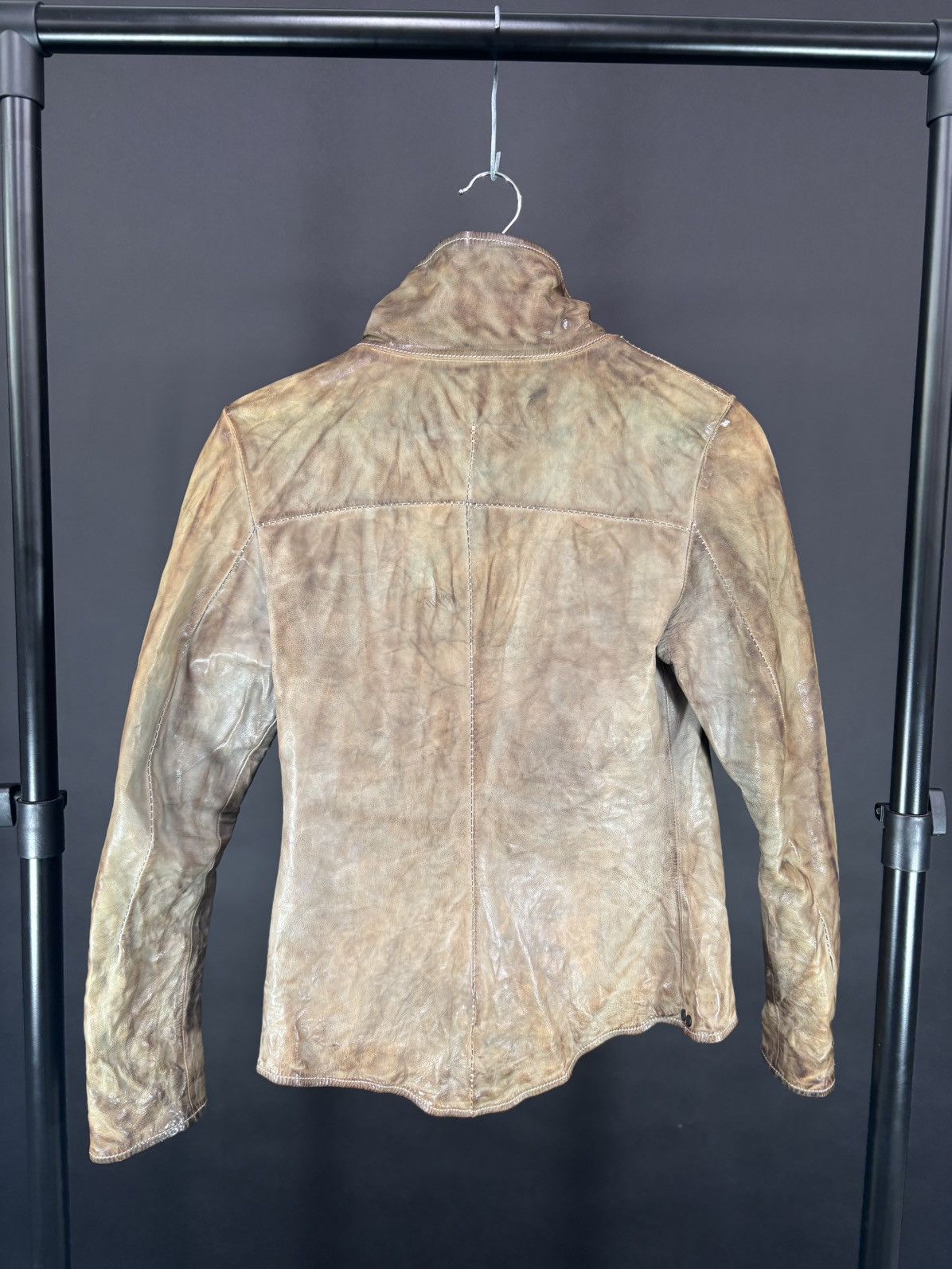 Incarnation Incarnation Baby Calf High Neck Asymmetrical Jacket Size US XXS / EU 40 - 2 Thumbnail