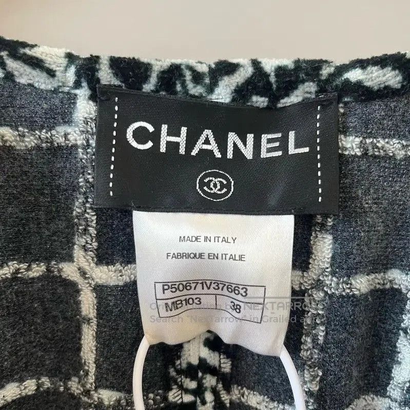 Chanel Chanel Gray Cotton Dress for Women . Size XXS / US 00 / IT 34 - 3 Thumbnail