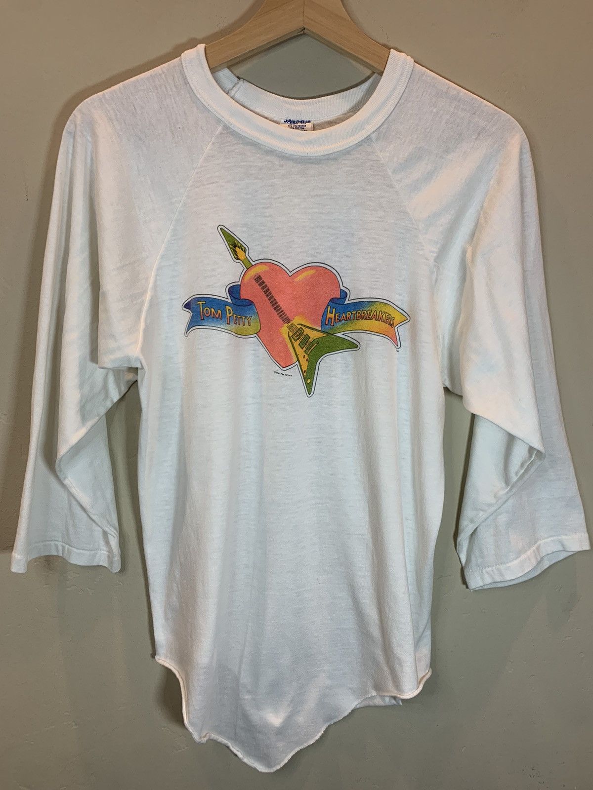 RARE* Vintage 1981 Tom Petty Hard Promises Tour Raglan Shirt