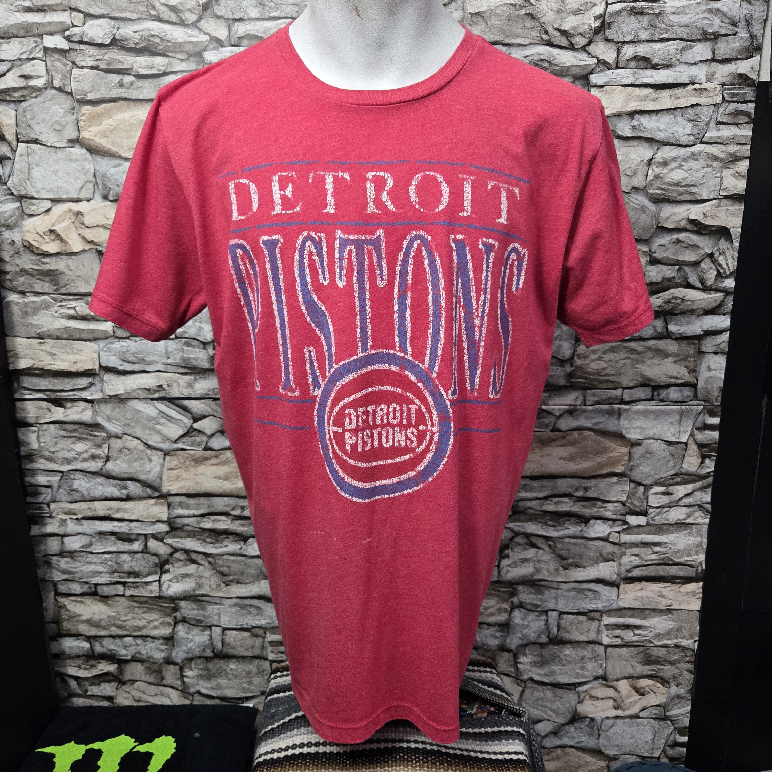 Junk Food Junk Food Detroit Pistons Heathered Crew Neck T-Shirt Size US L / EU 52-54 / 3 - 1 Thumbnail