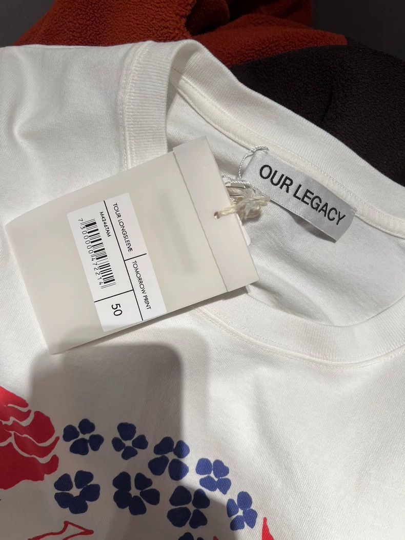 Our Legacy our legacyWhite strawberry long sleeves, 2503-Nextarrow Size US M / EU 48-50 / 2 - 2 Thumbnail
