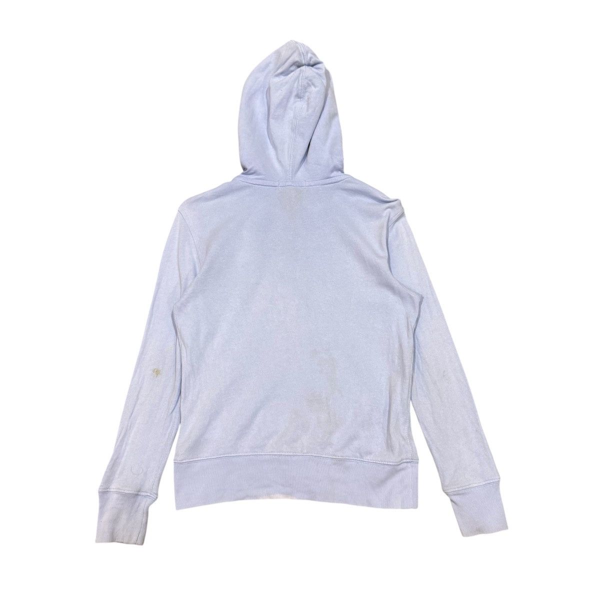 Polo Ralph Lauren Vintage Polo Ralph Lauren Big Pony Zip Hoodie - Pastel Blue Size US S / EU 44-46 / 1 - 4 Thumbnail