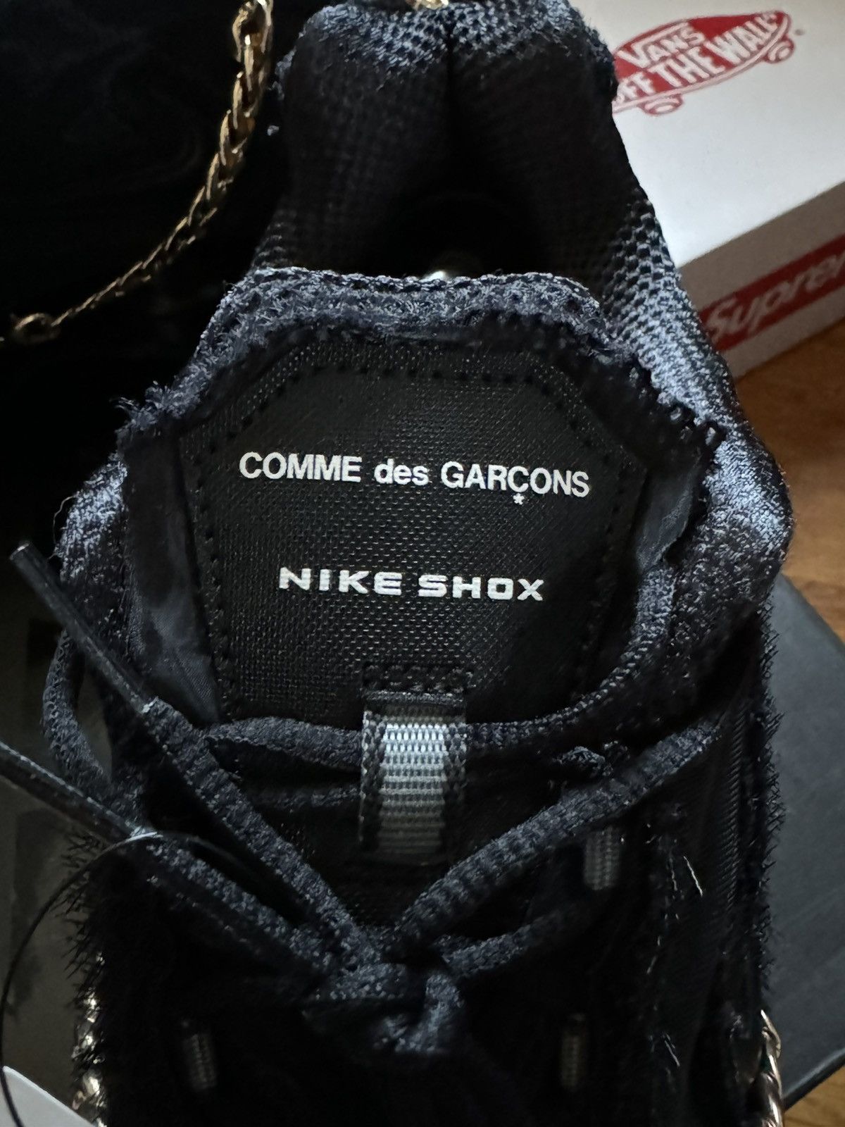 Comme des Garcons × Nike Nike Shox TL Comme des Garcons Black Size US 9 / EU 42 - 6 Thumbnail