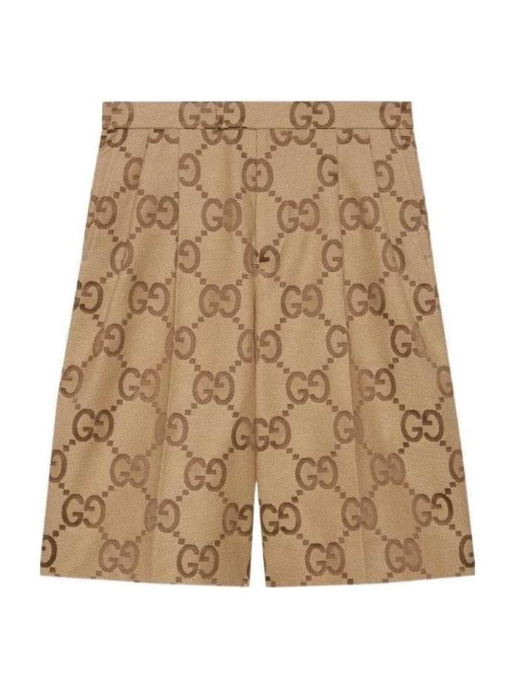 Gucci 🟤 Gucci Jumbo GG Canvas Shorts – SS23 – Sz 48 Size US 30 / EU 46 - 1 Thumbnail