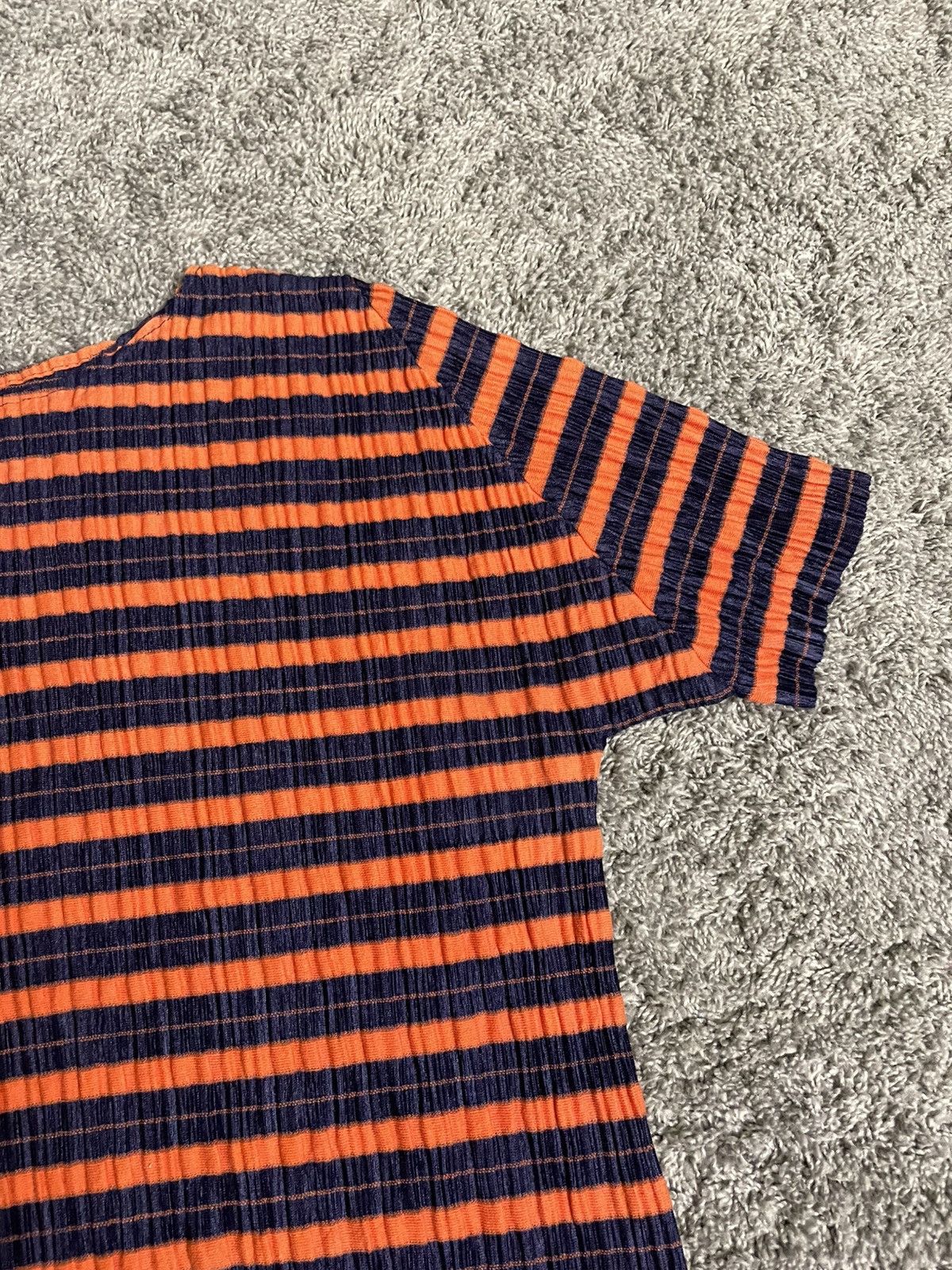 Pleats Please Issey Miyake Pleats Please Issey Miyake Stripe Shirt Size M / US 6-8 / IT 42-44 - 5 Thumbnail