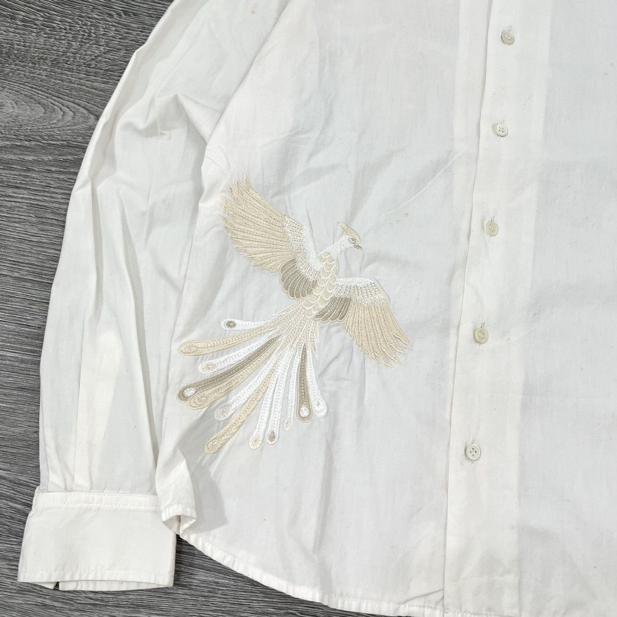 Hysteric Glamour 2000's Glamdy Embroidery True White Shirt Size US M / EU 48-50 / 2 - 3 Thumbnail