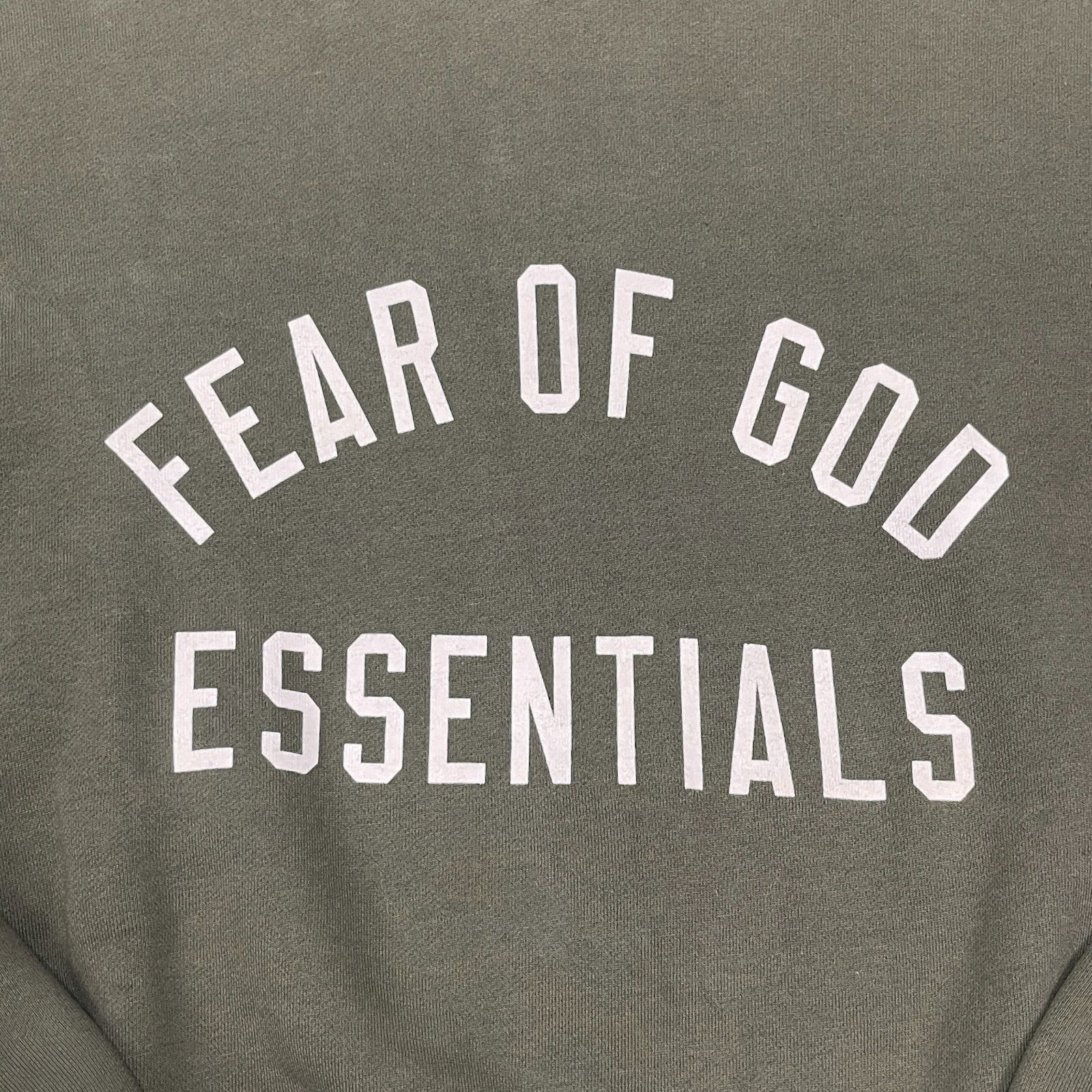 Fear of God FW24 Fear of God Essentials Fleece Hoodie Sweater Green Size US M / EU 48-50 / 2 - 3 Thumbnail