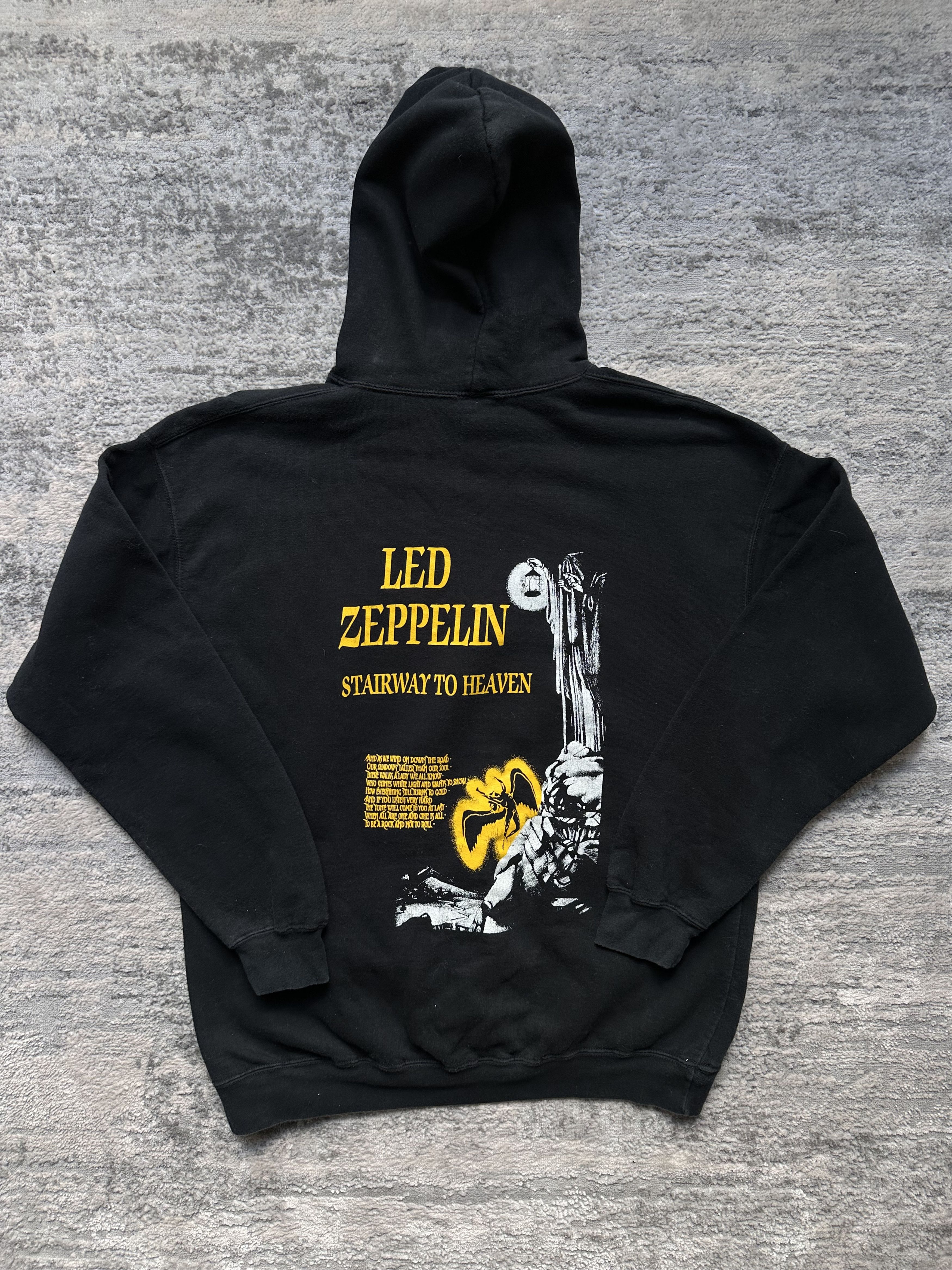 Led Zeppelin Led Zeppelin vintage hoodie Size US XL / EU 56 / 4 - 4 Thumbnail