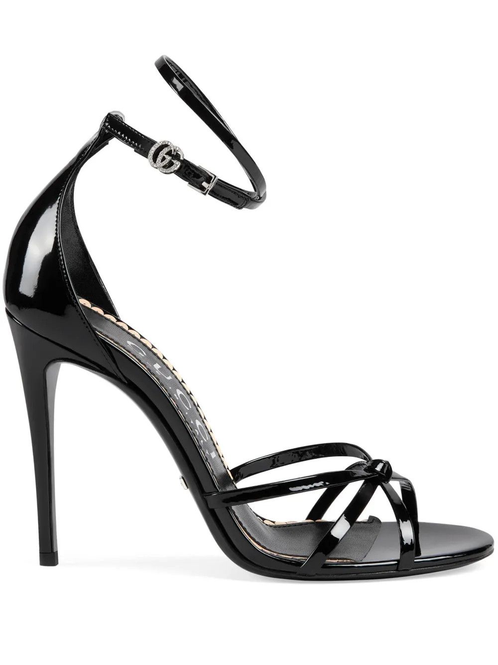 Gucci o1s1wg110125 Strappy Sandals in Black Size US 4.5 / IT 34.5 - 1 Preview