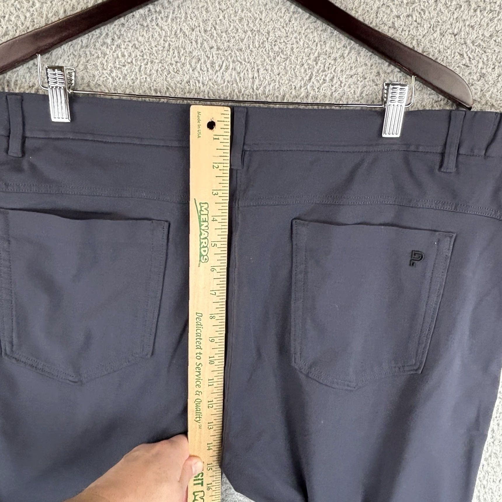 Vintage Public Rec Dealmaker Pants Men 42x32 Charcoal Gray Golf Stretch Casual Chino Shirt? Size US 42 / EU 58 - 4 Thumbnail