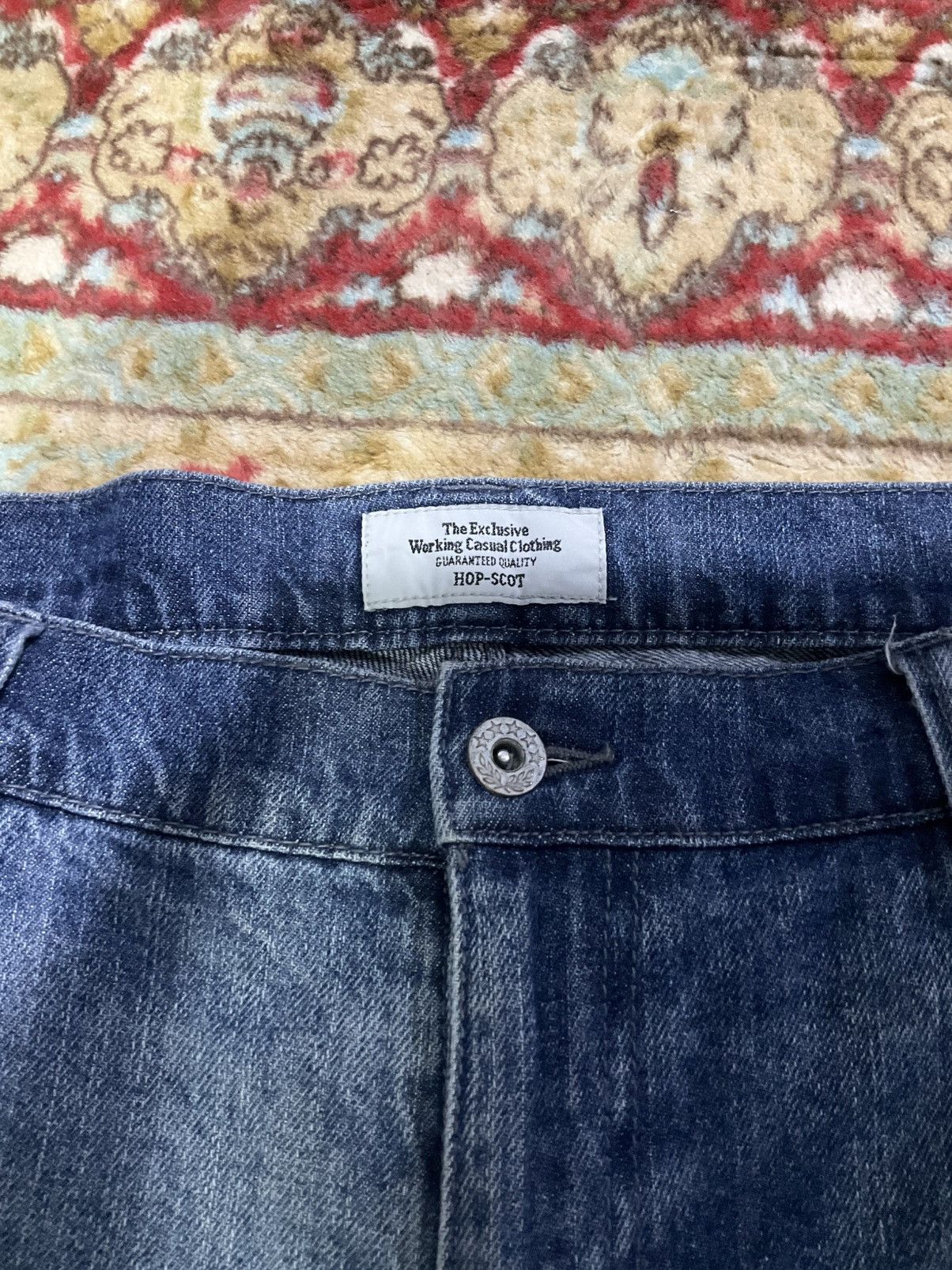 Japanese Brand Short Pants Denim Multi Pocket Size US 33 - 7 Thumbnail