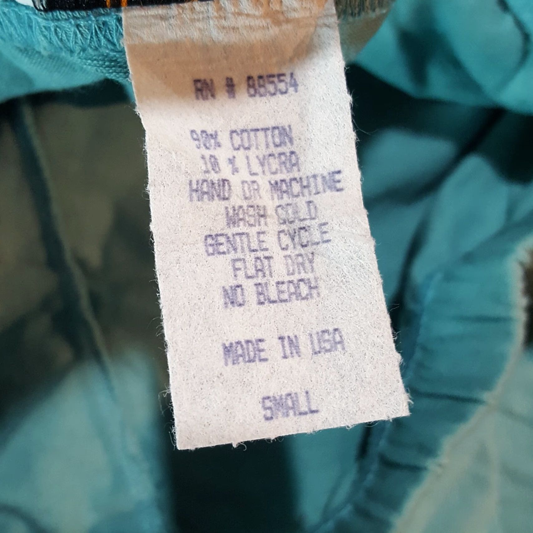 Vintage VINTAGE The Juice Wear Mint Green Athletic Hot Pants Shirt Womens S 90s Stretch Gym Shorts Size 28" / US 6 / IT 42 - 5 Thumbnail