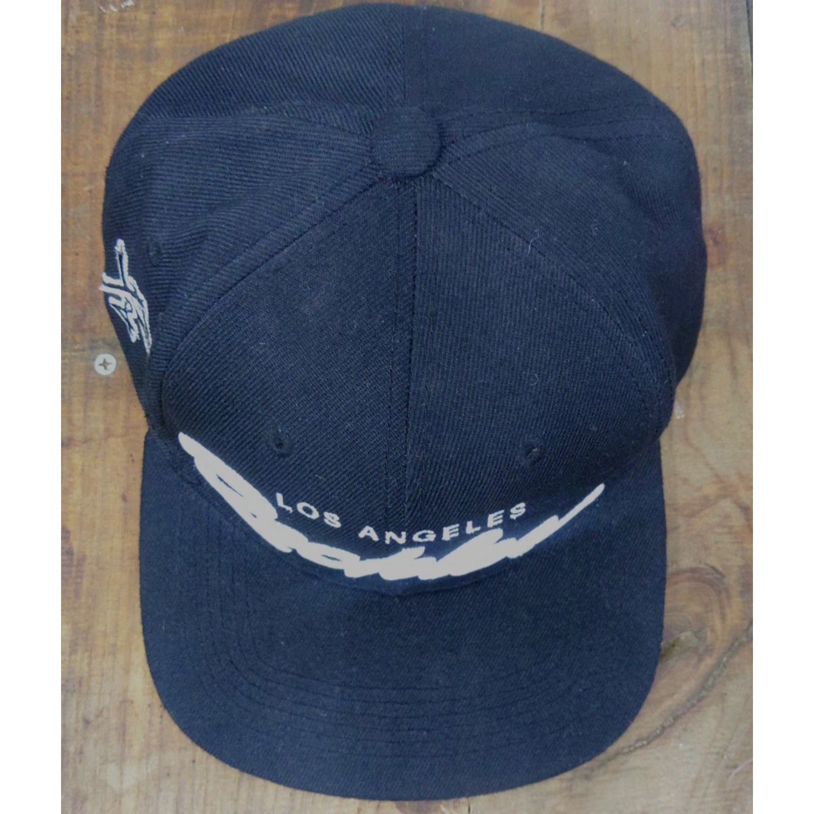 Vintage Young & Reckless Los Angeles Reckless Snapback Cap All Black Wool Adjustable Mens One Size Black Twill Hat 90s Hip Hop Outdoor Size ONE SIZE - 3 Thumbnail