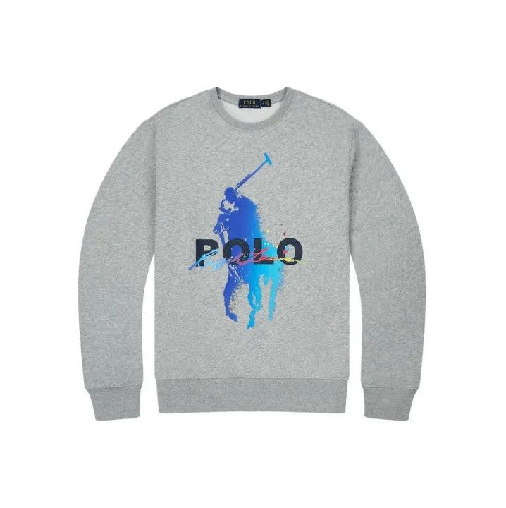 Polo Ralph Lauren Polo Ralph Lauren Logo Print Crewneck Sweatshirt Size US S / EU 44-46 / 1 - 1 Thumbnail
