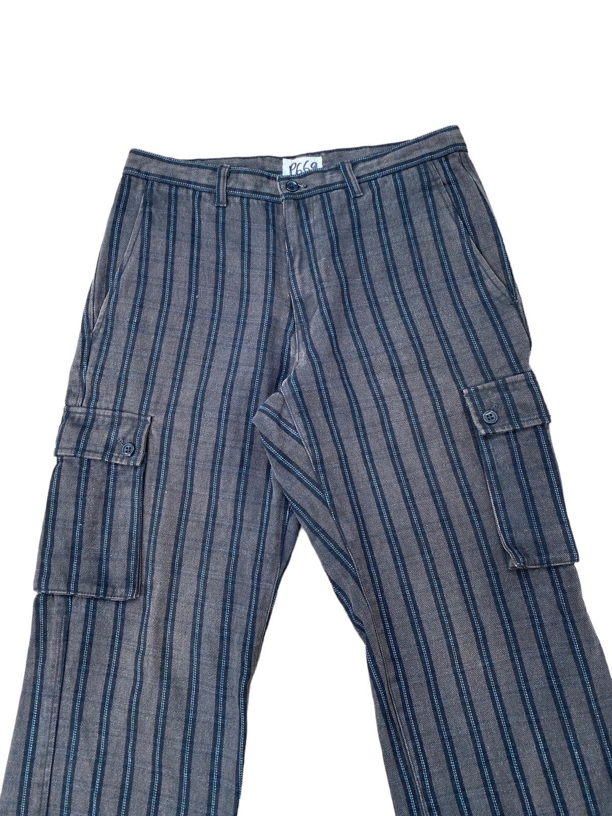 Comme Ca Ism Vintage Comme Ca Ism Stripe Cargo Pant Size US 30 / EU 46 - 3 Thumbnail