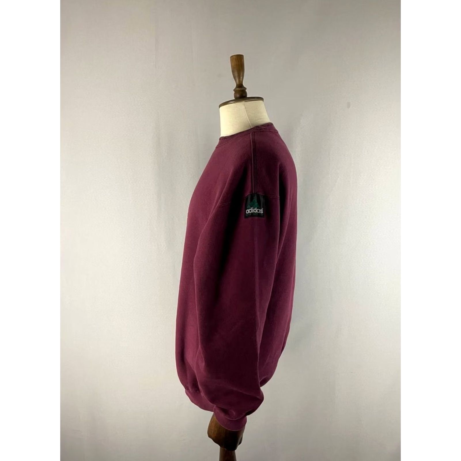 Adidas Adidas Sweatshirt Mens Size L Burgunday Cotton Long Sleeve Crew Neck Pullover All Seasons Logo Classic Outdoor Size US L / EU 52-54 / 3 - 7 Thumbnail