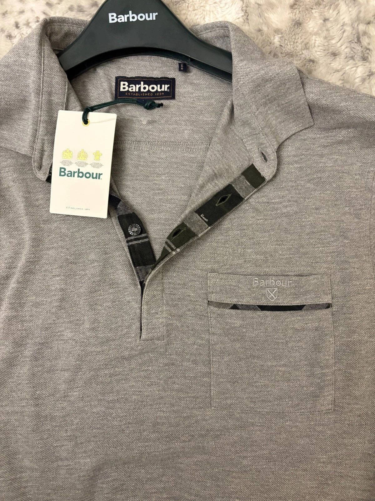 Barbour Barbour ADIE Long-Sleeve Polo Shirt Size US L / EU 52-54 / 3 - 3 Thumbnail